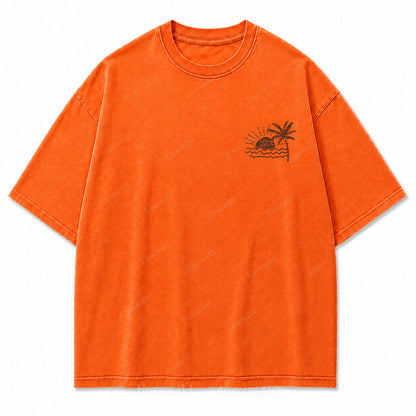 Walk By Faith Not By Sight Washed Graphic Tee