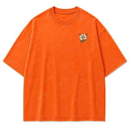 Not Perfect Still Me Authentic Self‑Love Washed Graphic Tee
