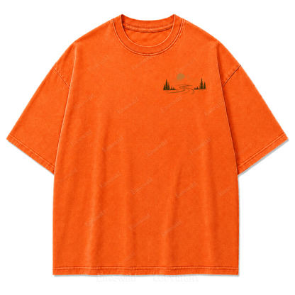 The Open Road Washed Print Tee
