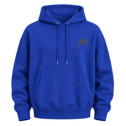 Meet Me Where the Pines Whisper Vintage Woodland Graphic Hoodie