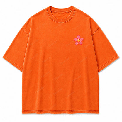 Grow Wild Wildflower Botanical Washed Graphic Tee