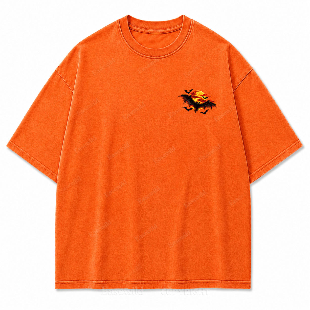 Haunted Nights Halloween Washed Graphic Tee
