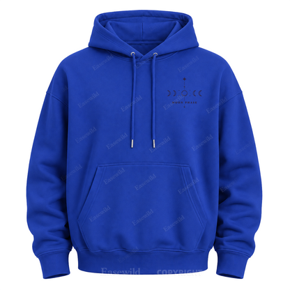 Kapuzenpullover mit Mondphasengrafik