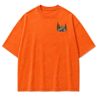 Chasing Quiet Places Washed Print Tee
