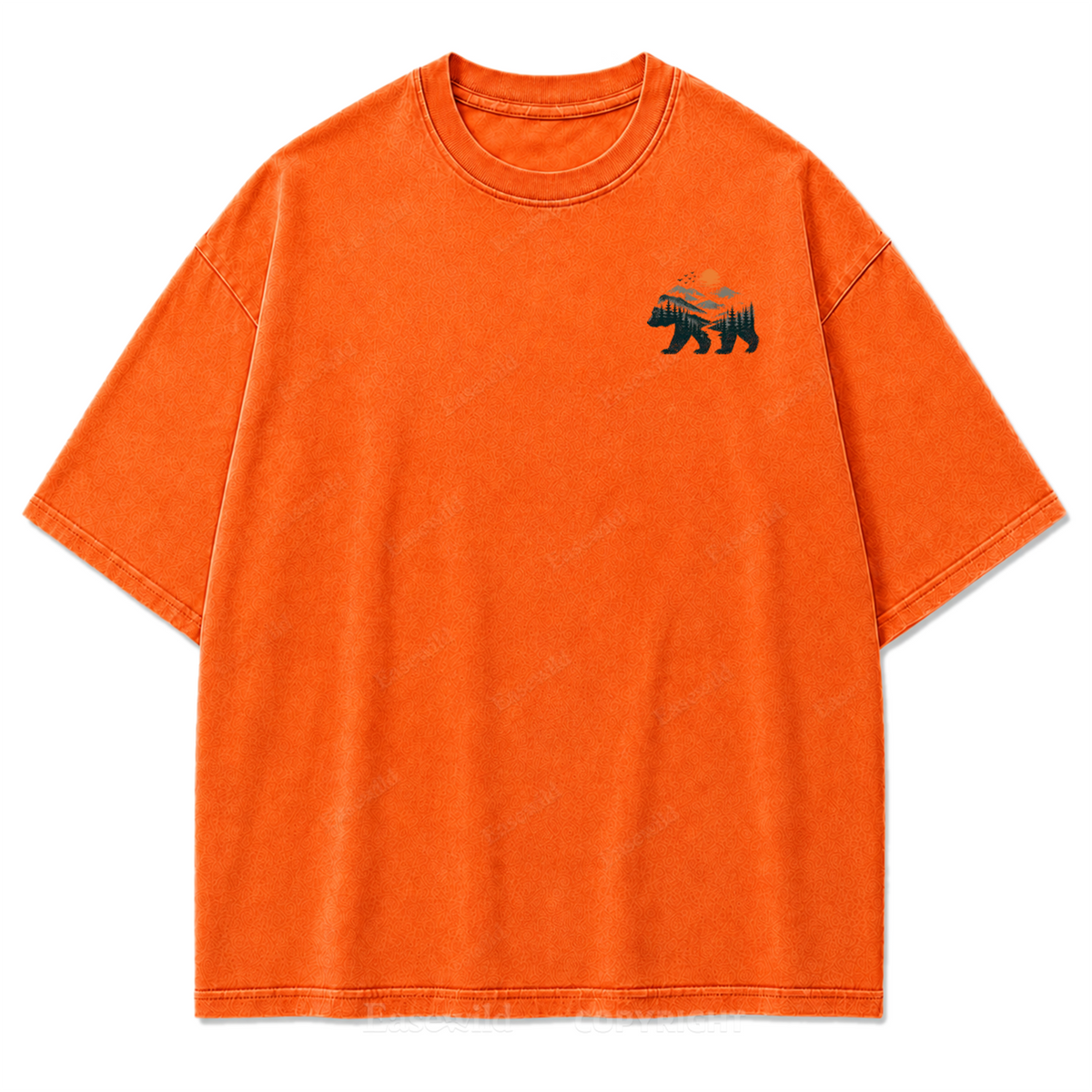 Roam More Worry Less Washed Print Tee