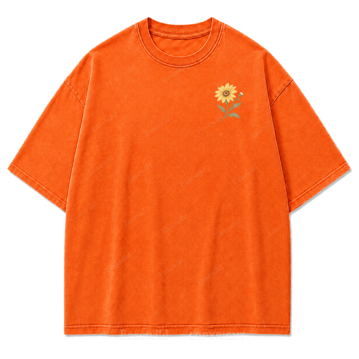 Rooted Yet Free Washed Print Tee