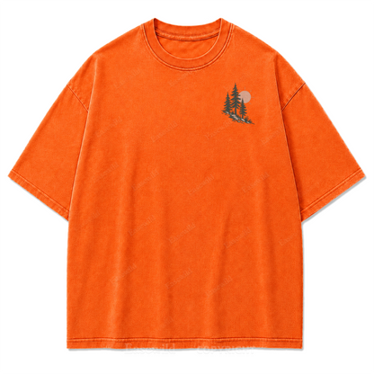 Lost in the Right Direction verwaschenes T-Shirt