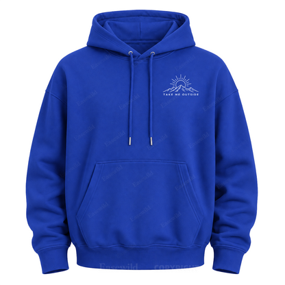 Take Me Outside Out West Grafik-Kapuzenpullover