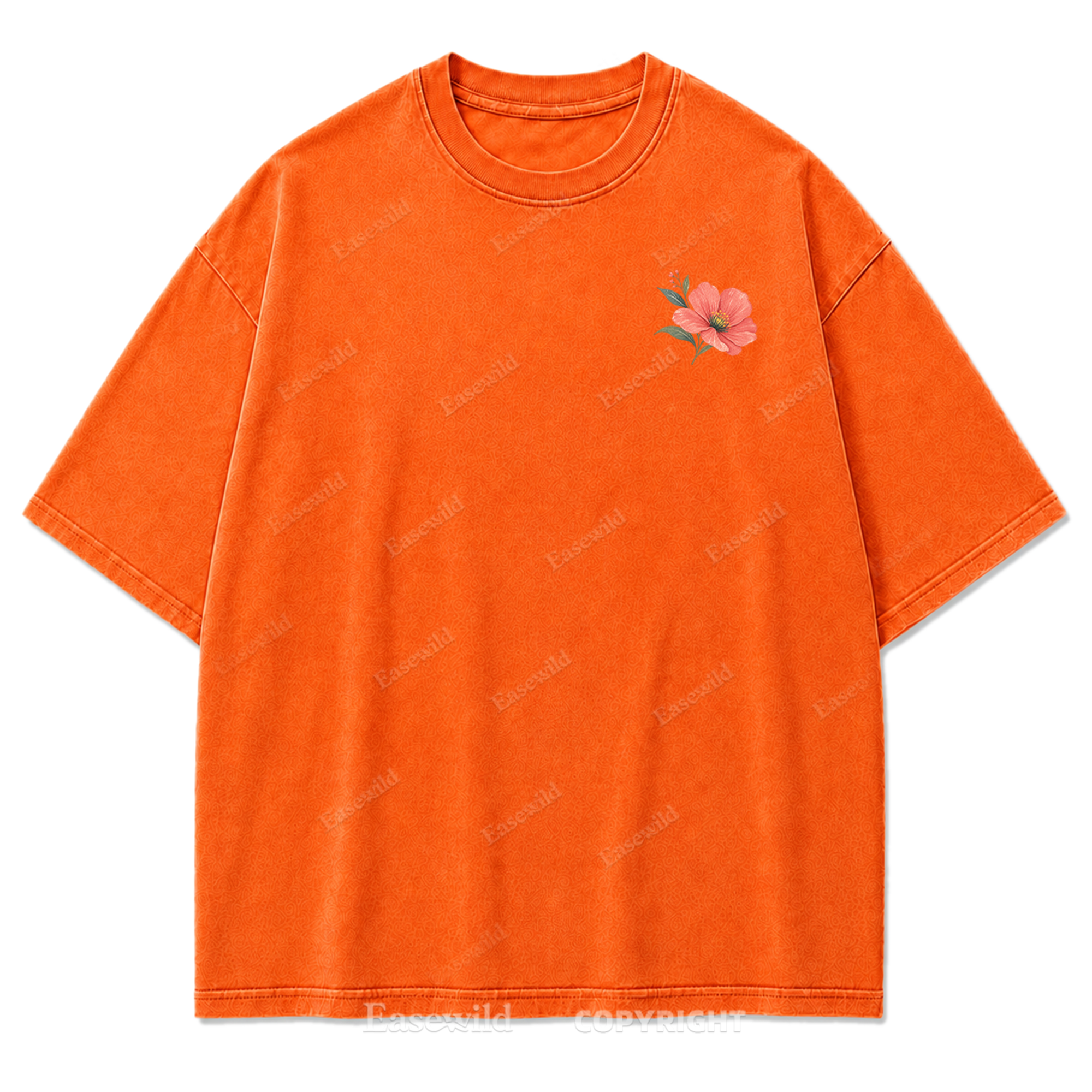 Soft Bloom Floral Washed Print Tee