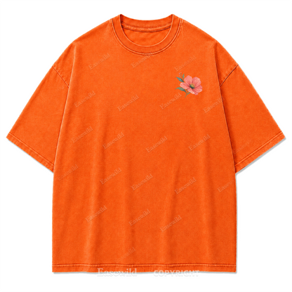 Soft Bloom Floral Washed Print Tee
