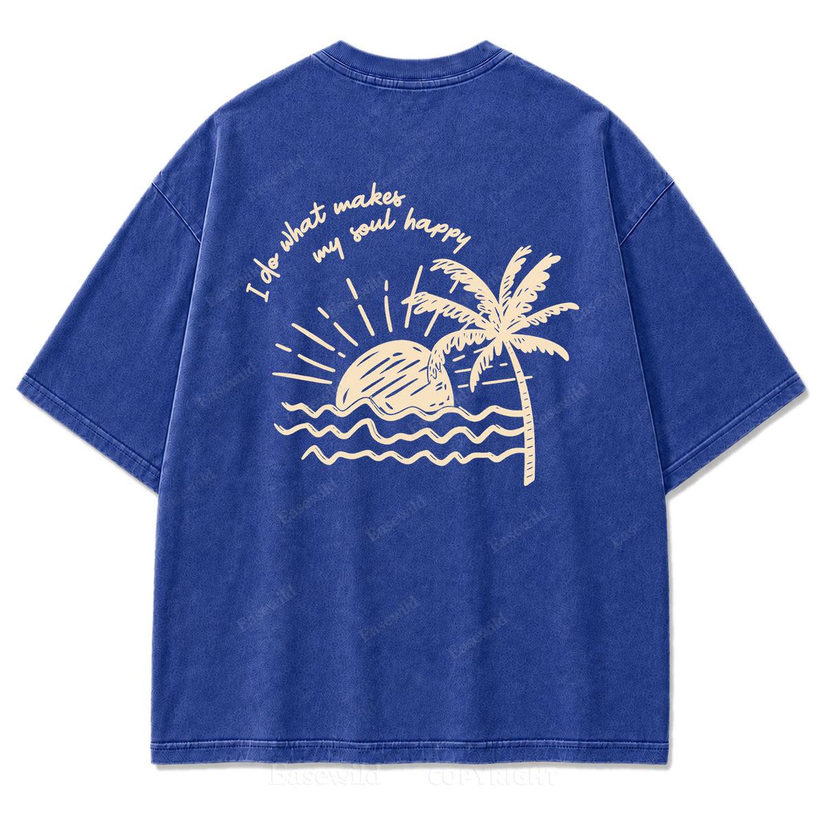 Walk By Faith Not By Sight Washed Graphic Tee