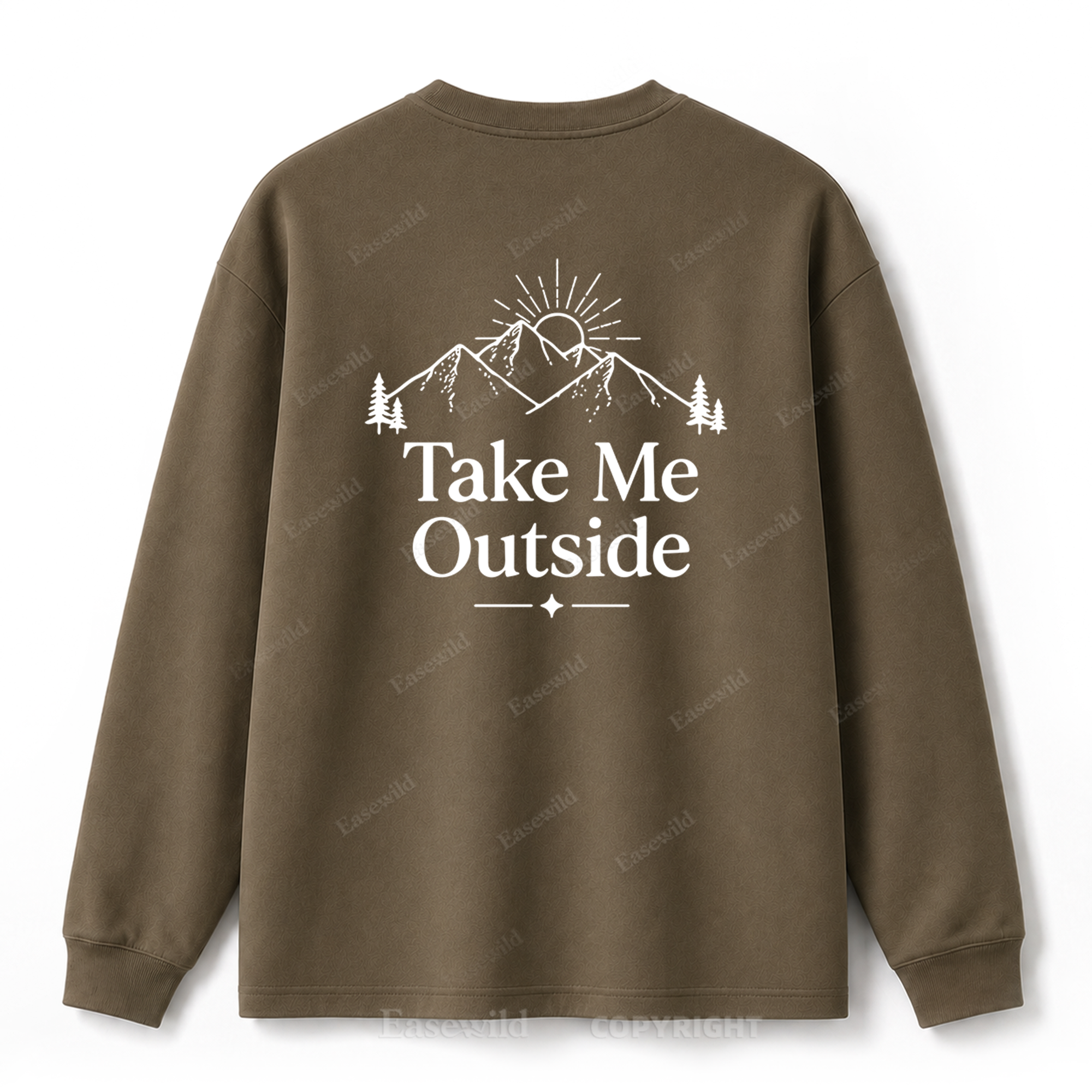 Take Me Outside Grafik-Langarm-T-Shirt
