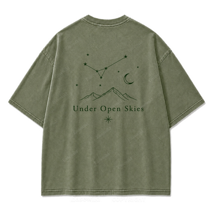 Under Open Skies Washed Print Tee