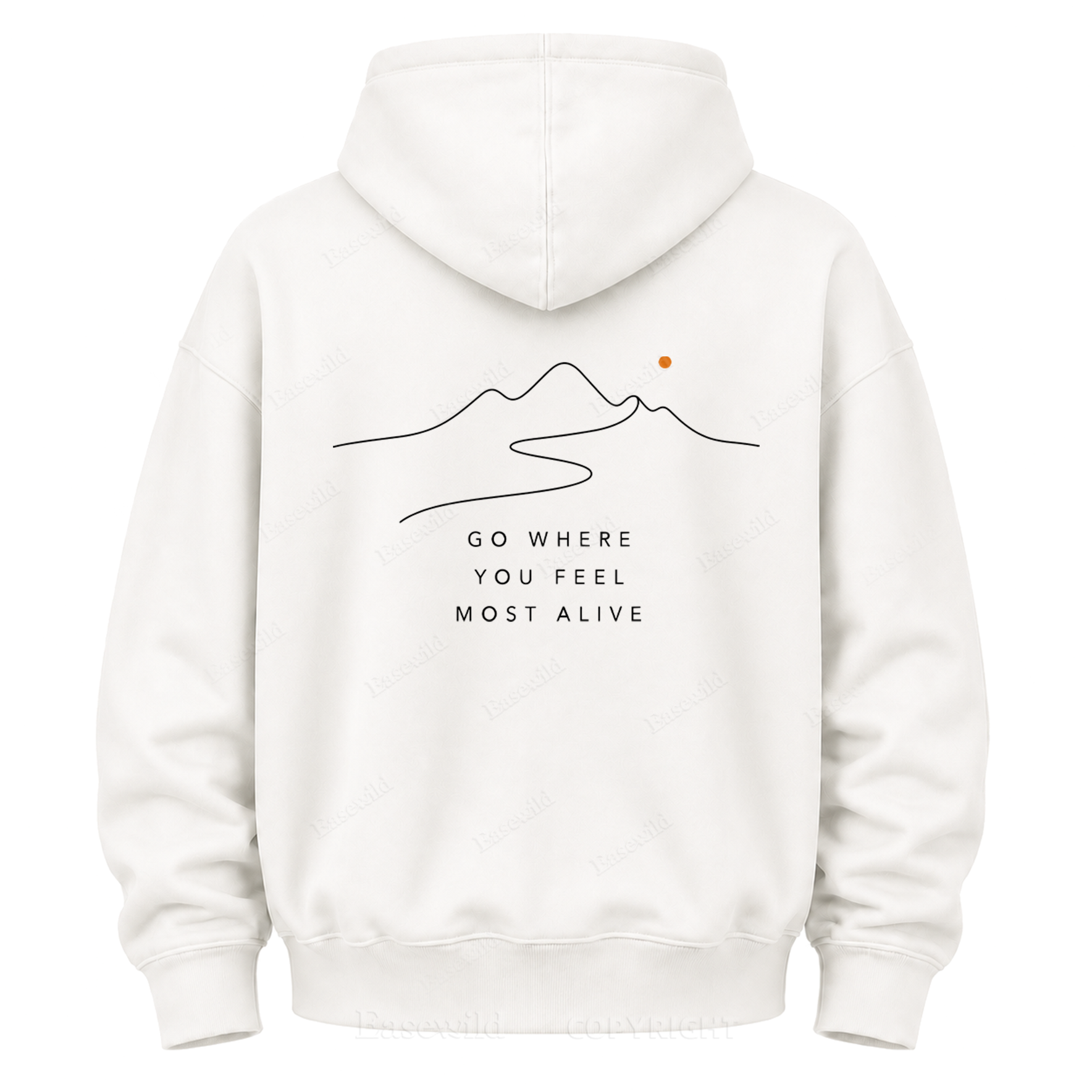 Go Where You Feel Fully Alive Graphic Hoodie