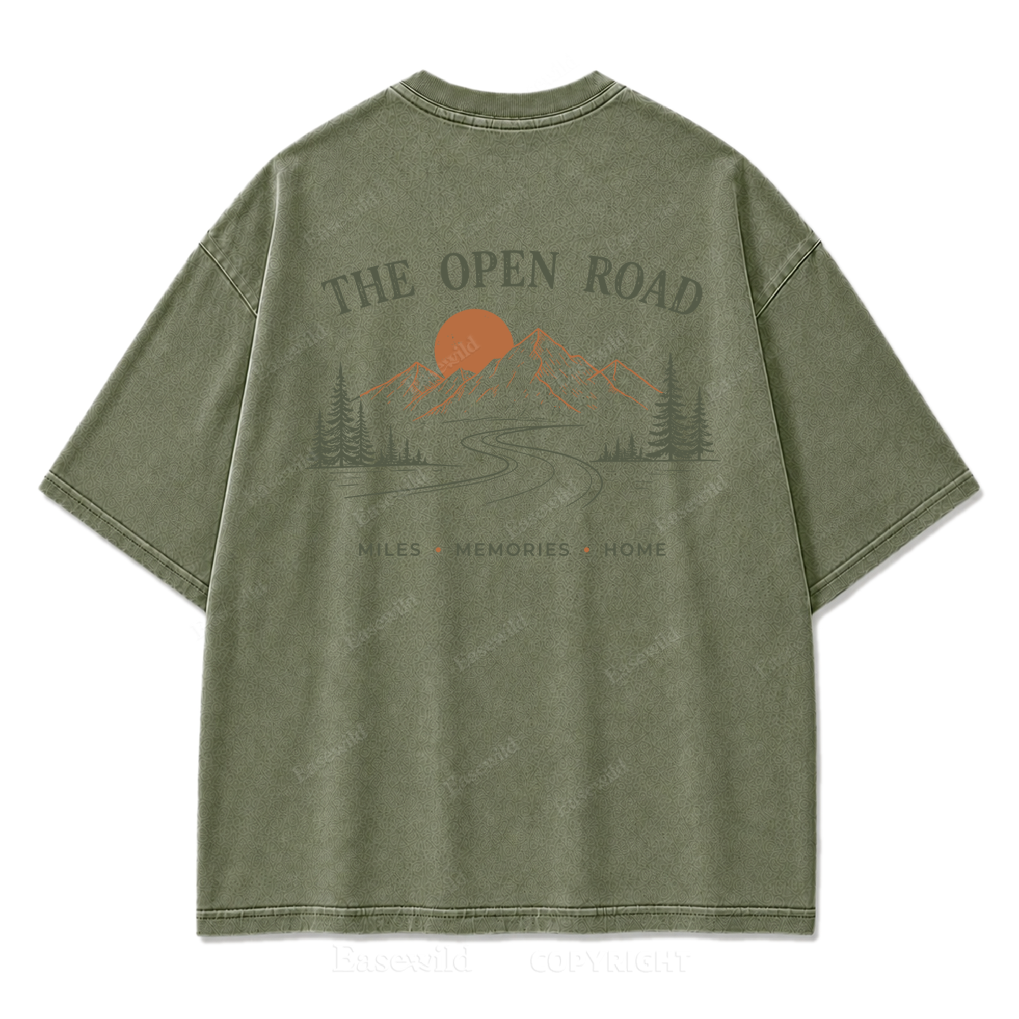 The Open Road Washed Print Tee