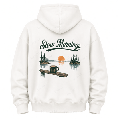 Morgenstunden am See Grafik-Hoodie