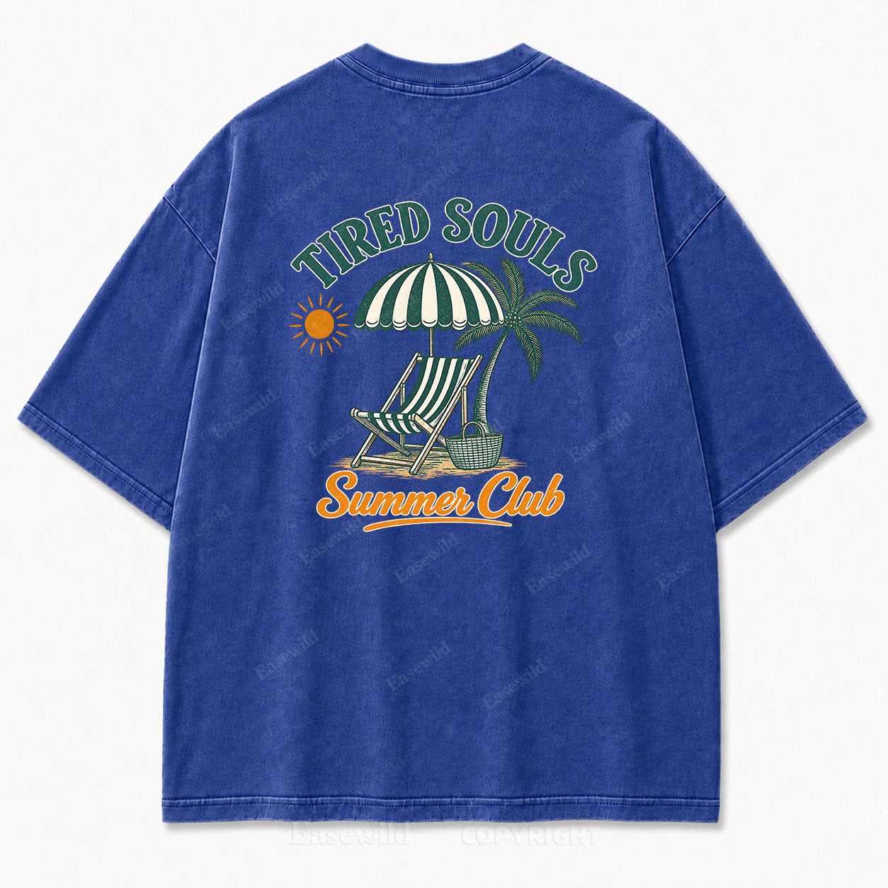 Tired Souls Summer Club Washed Print Tee