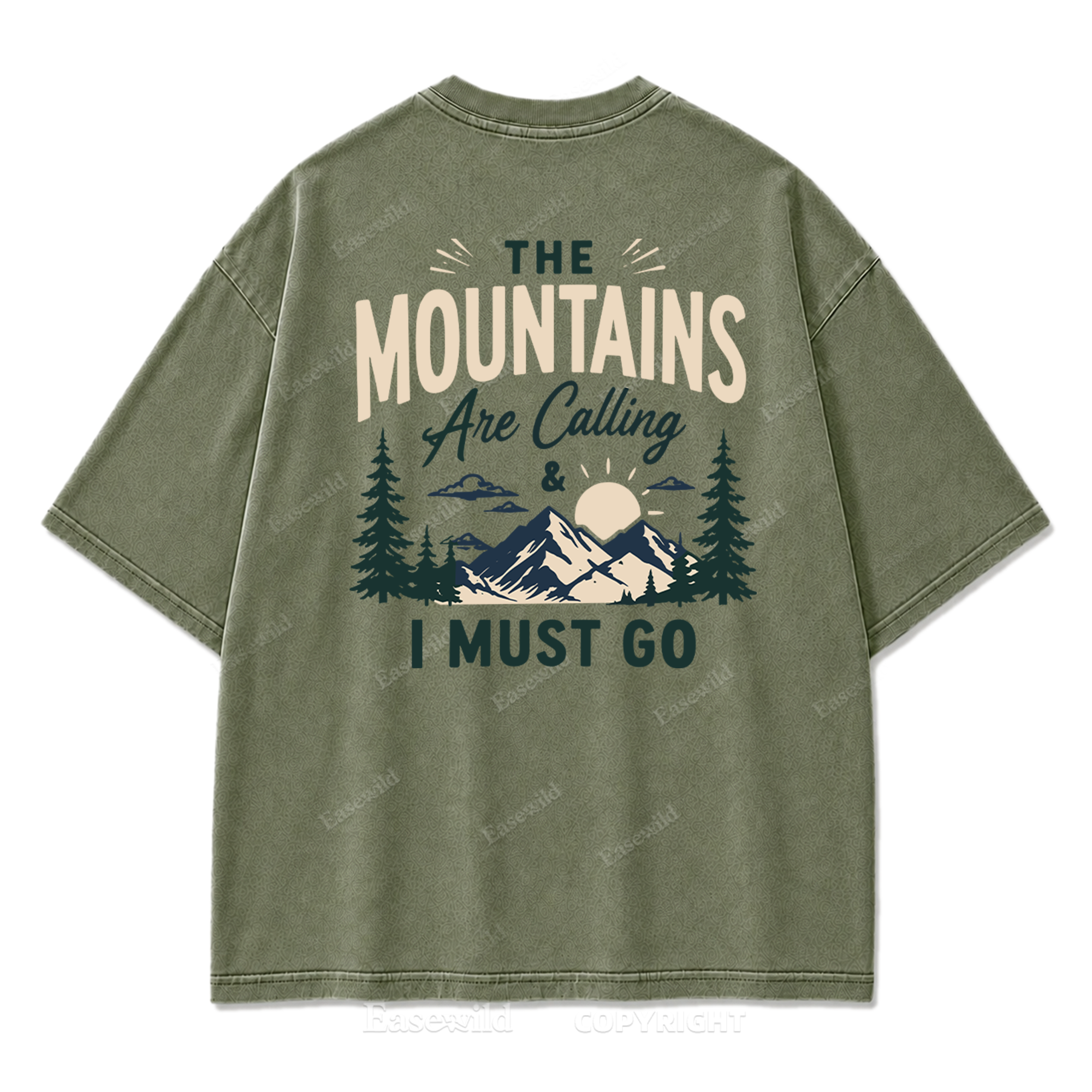 Mountain Escape Adventure T-Shirt mit Waschung