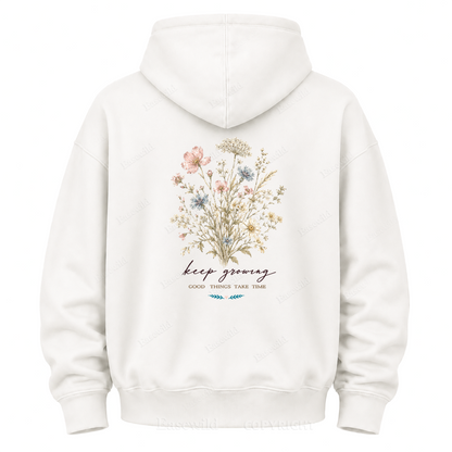 Keep Growing Wildflower Graphic Hoodie