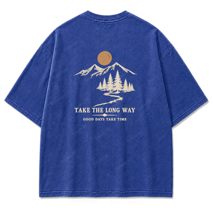 Take the Long Way Print Tee