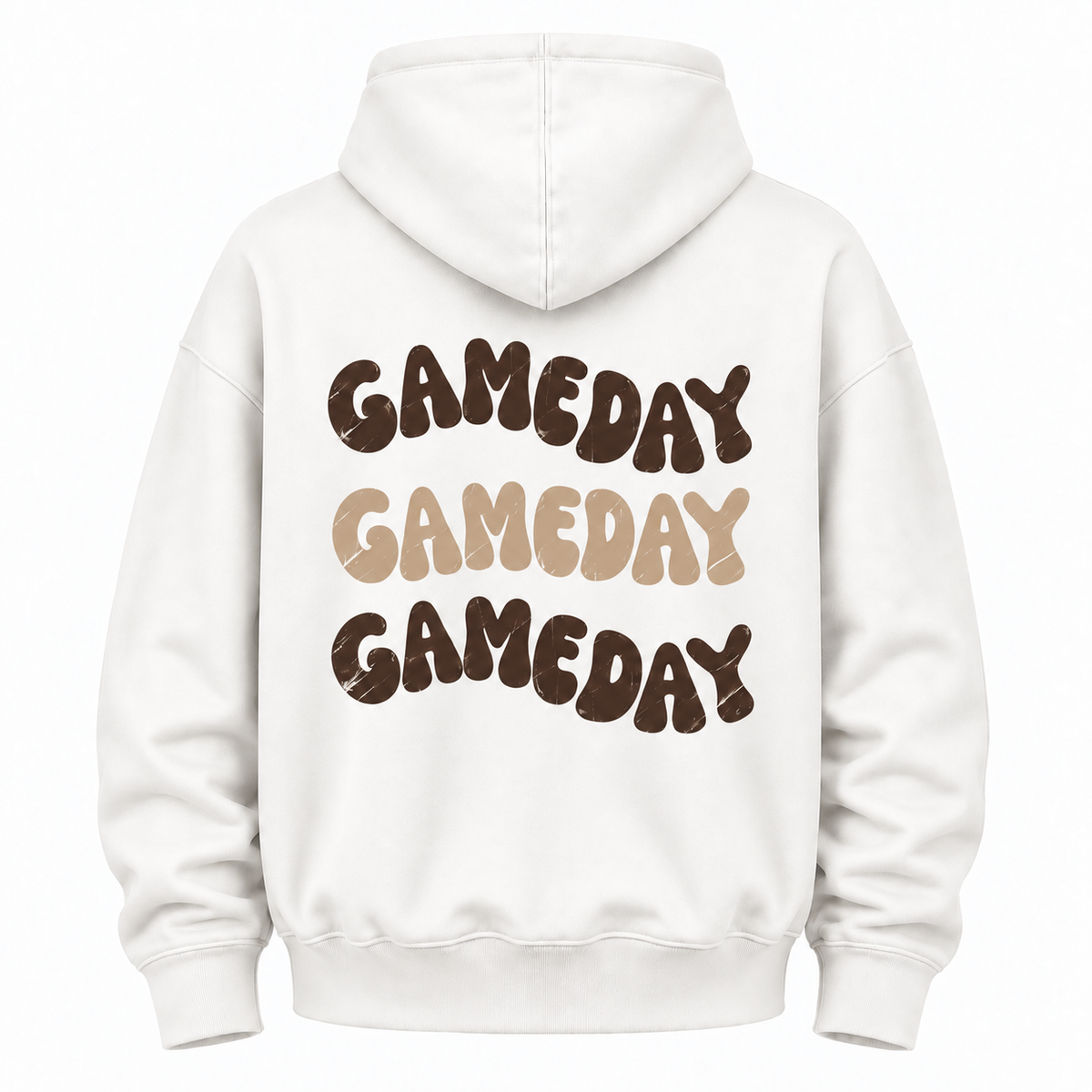Game Day Baseball Stitch Graphic Hoodie