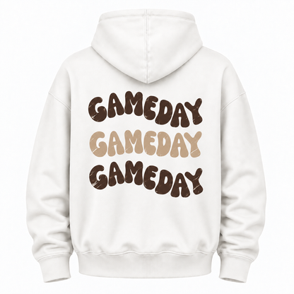 Game Day Baseball Stitch Graphic Hoodie