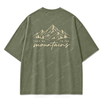 Mountain State of Mind Washed Print Tee
