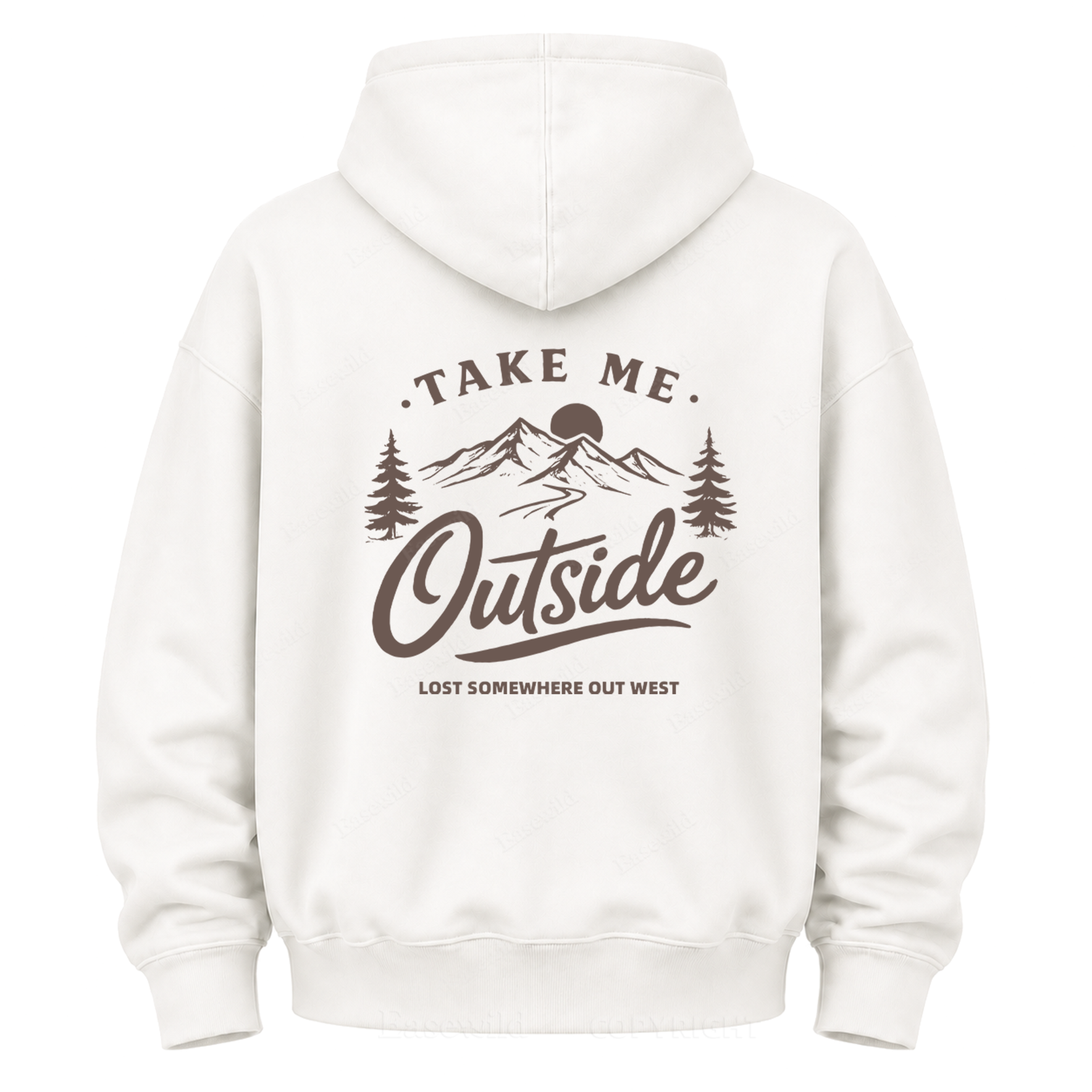 Take Me Outside Out West Grafik-Kapuzenpullover