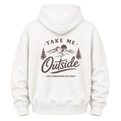 Take Me Outside Out West Grafik-Kapuzenpullover