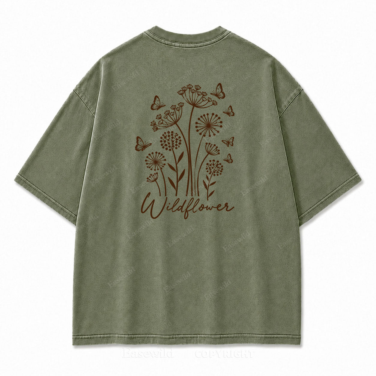 Wildflower Washed Print Tee