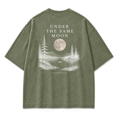 Moonlit Wilderness Washed Print Tee