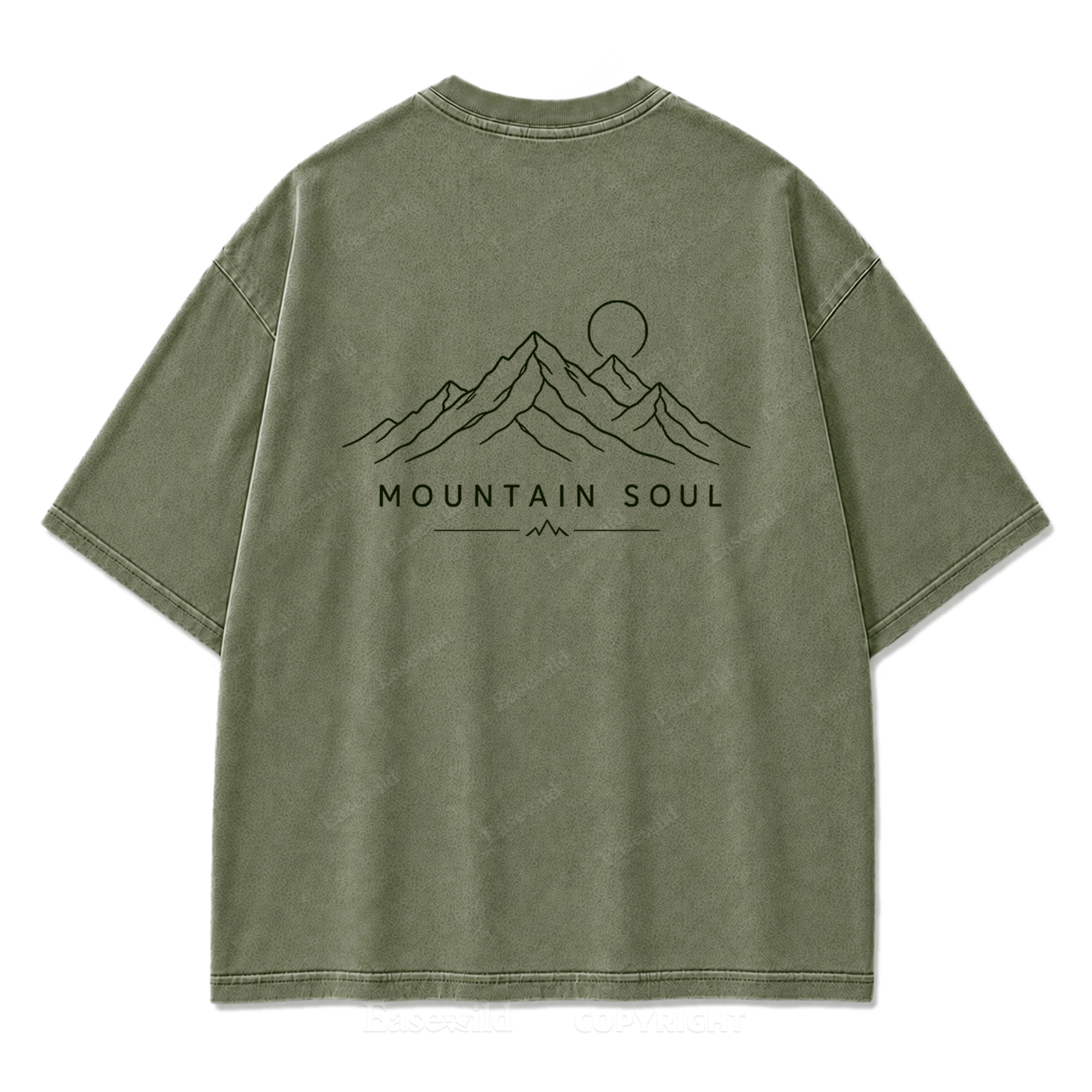 Mountain Soul Minimal Washed Print Tee