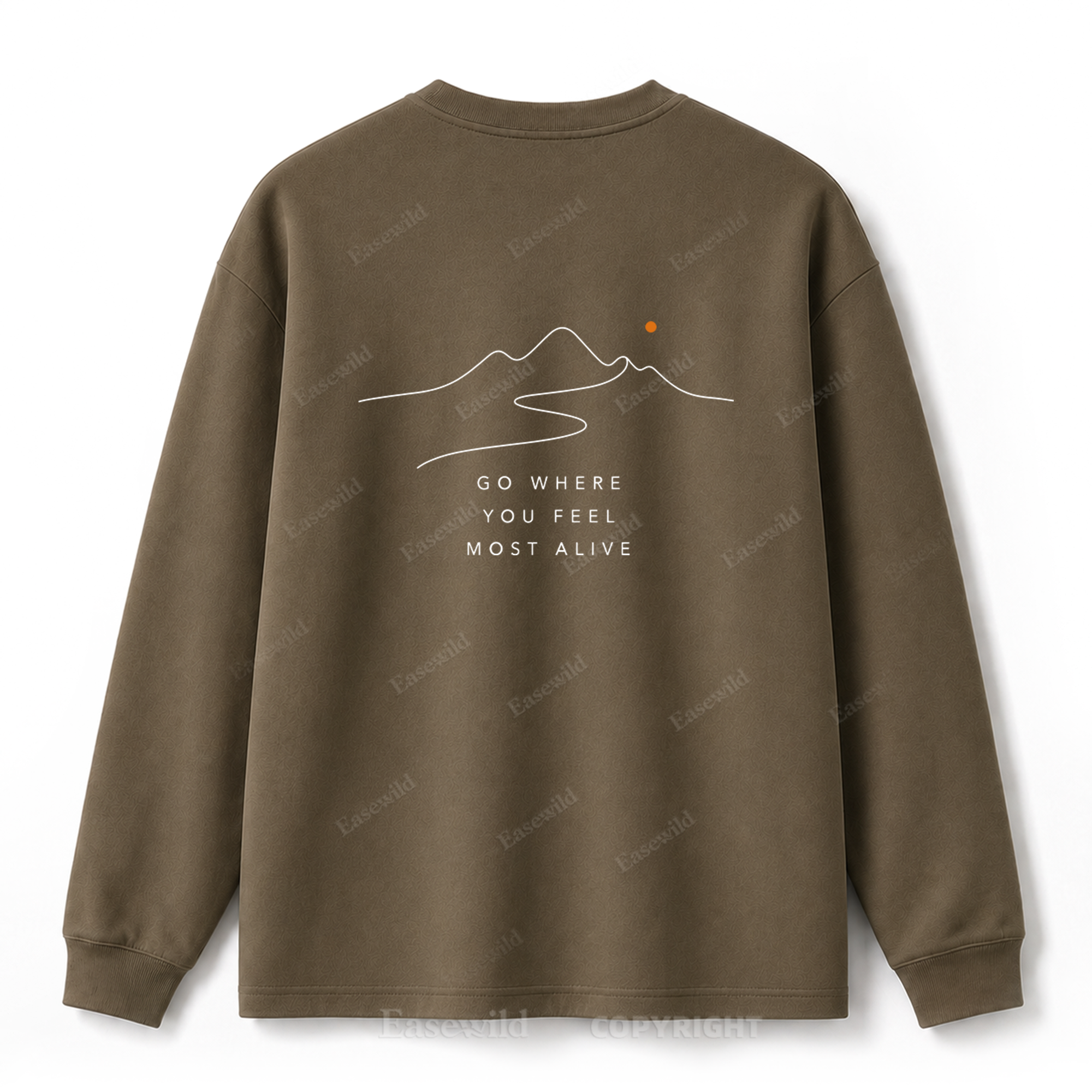 Go Where You Feel Most Alive Graphic Long Sleeve Tee