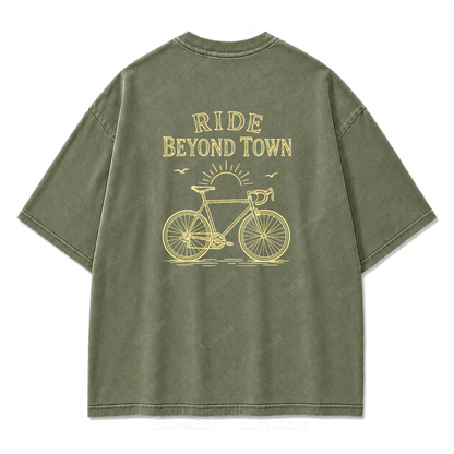Ride Beyond Town Graphic Print Tee