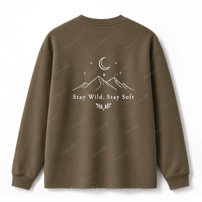 Stay Wild Stay Soft Graphic Long Sleeve Tee