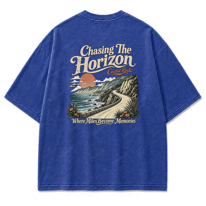 Chasing the Coastal Horizon Print Tee