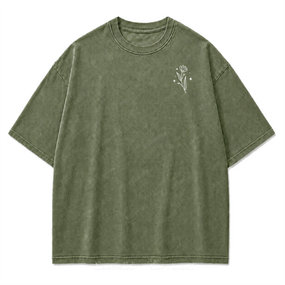 Your Life Is as Good as Your Mindset Washed Print Tee
