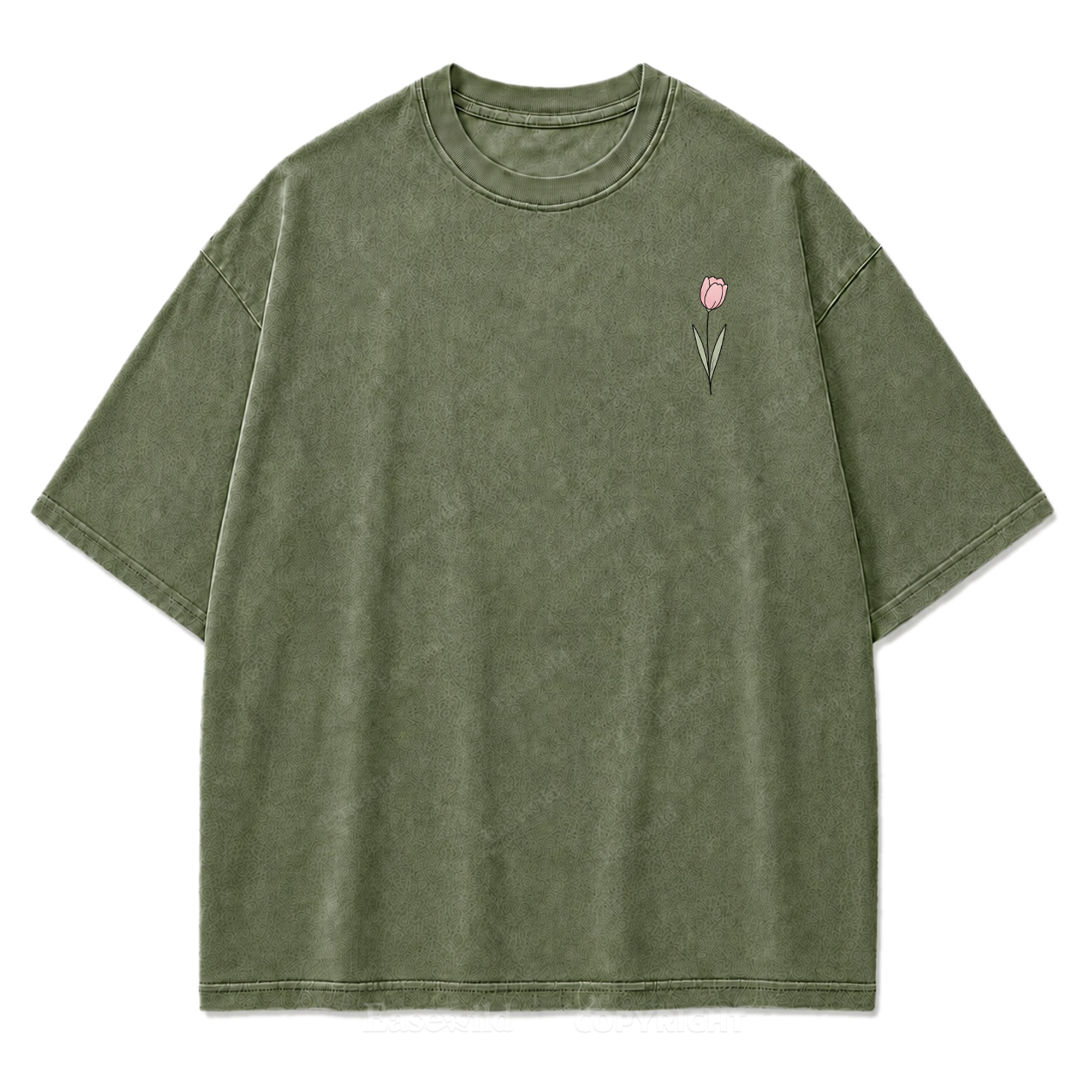 Worte zählen, sprich Freundlichkeit, T-Shirt mit Waschung