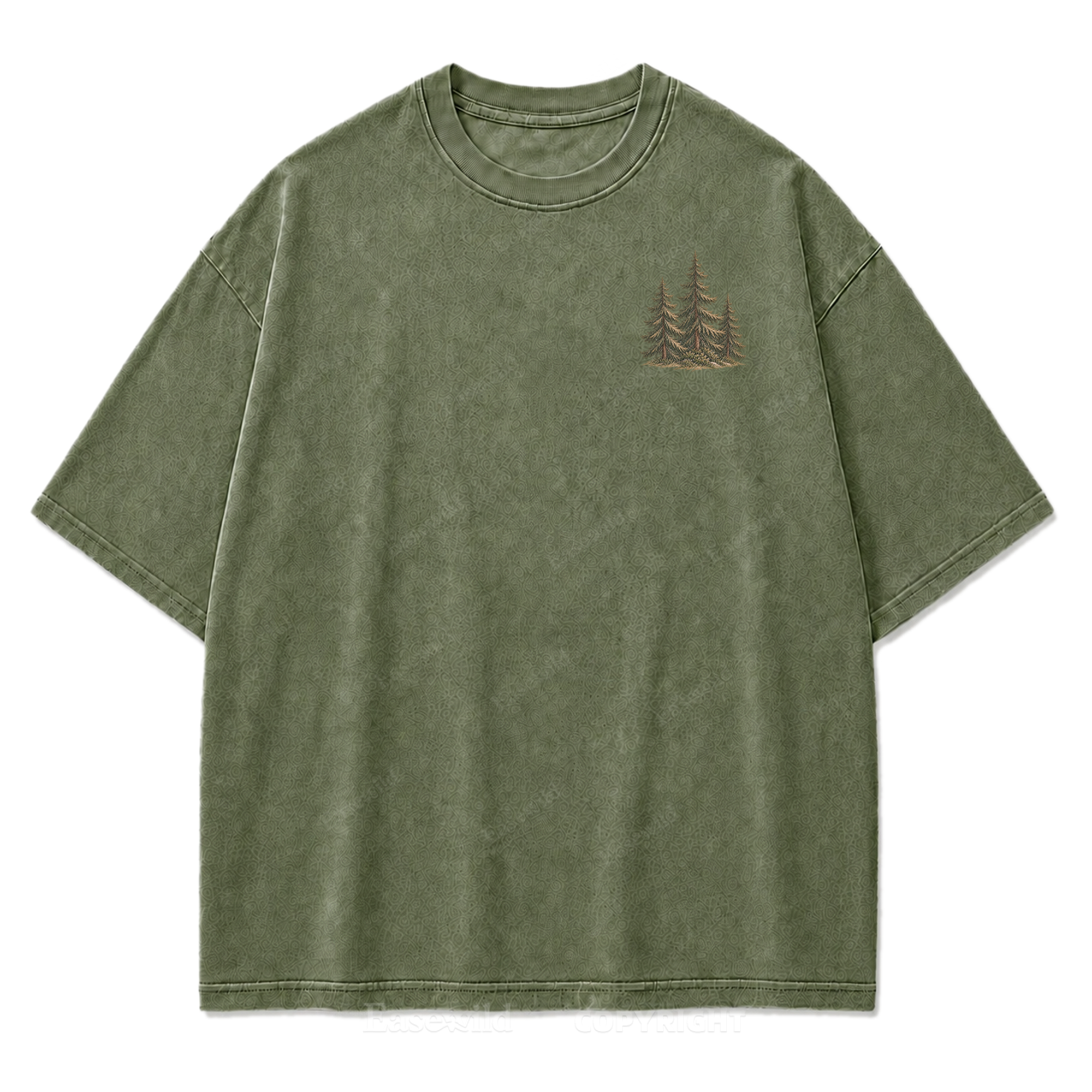 Chasing Quiet Lakeside Mountain Washed Print Tee