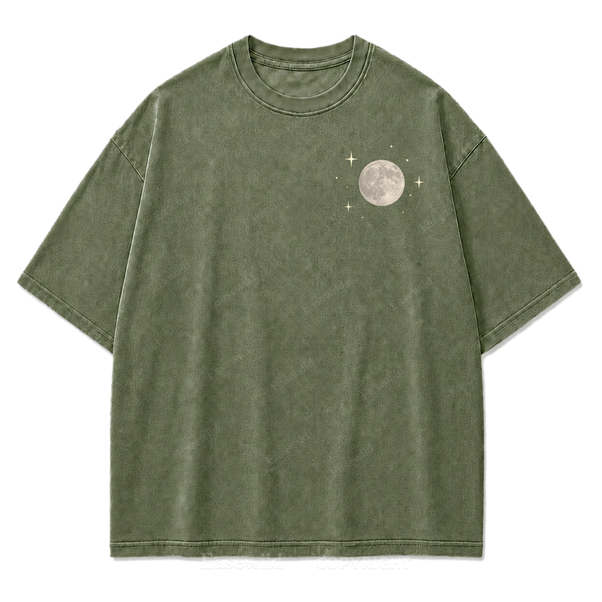 Moonlit Wilderness Washed Print Tee