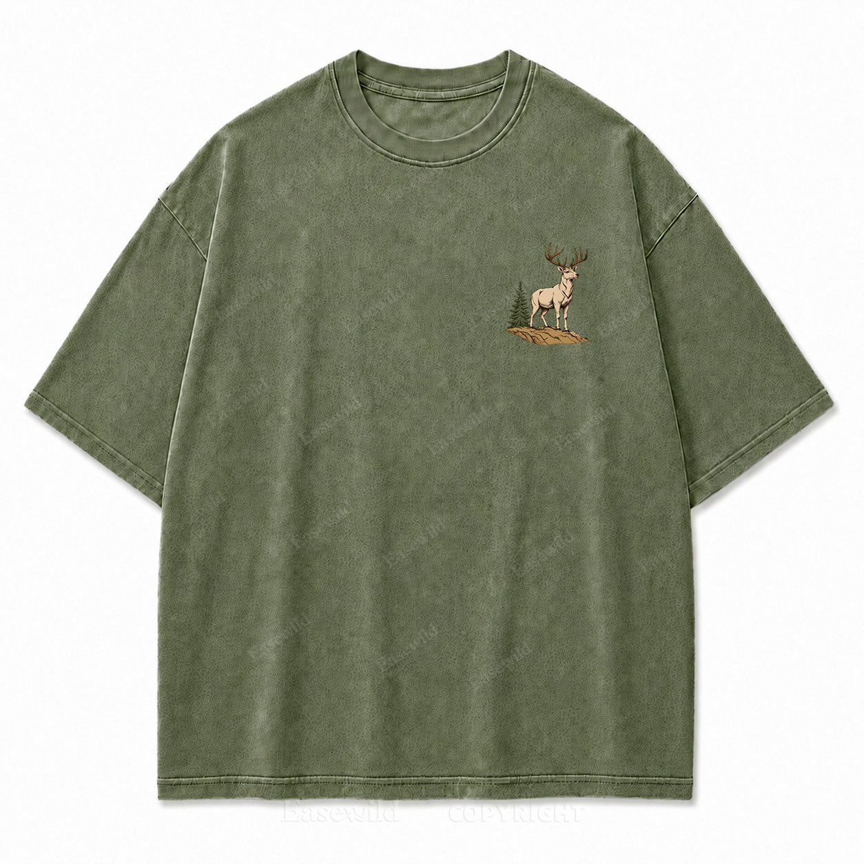 Go Find Your Peak Washed Print Tee