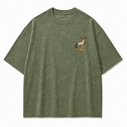 Go Find Your Peak Washed Print Tee