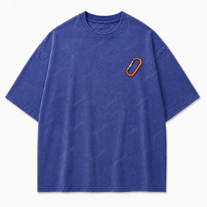 Keep Climbing Rock Climbing Washed Graphic Tee