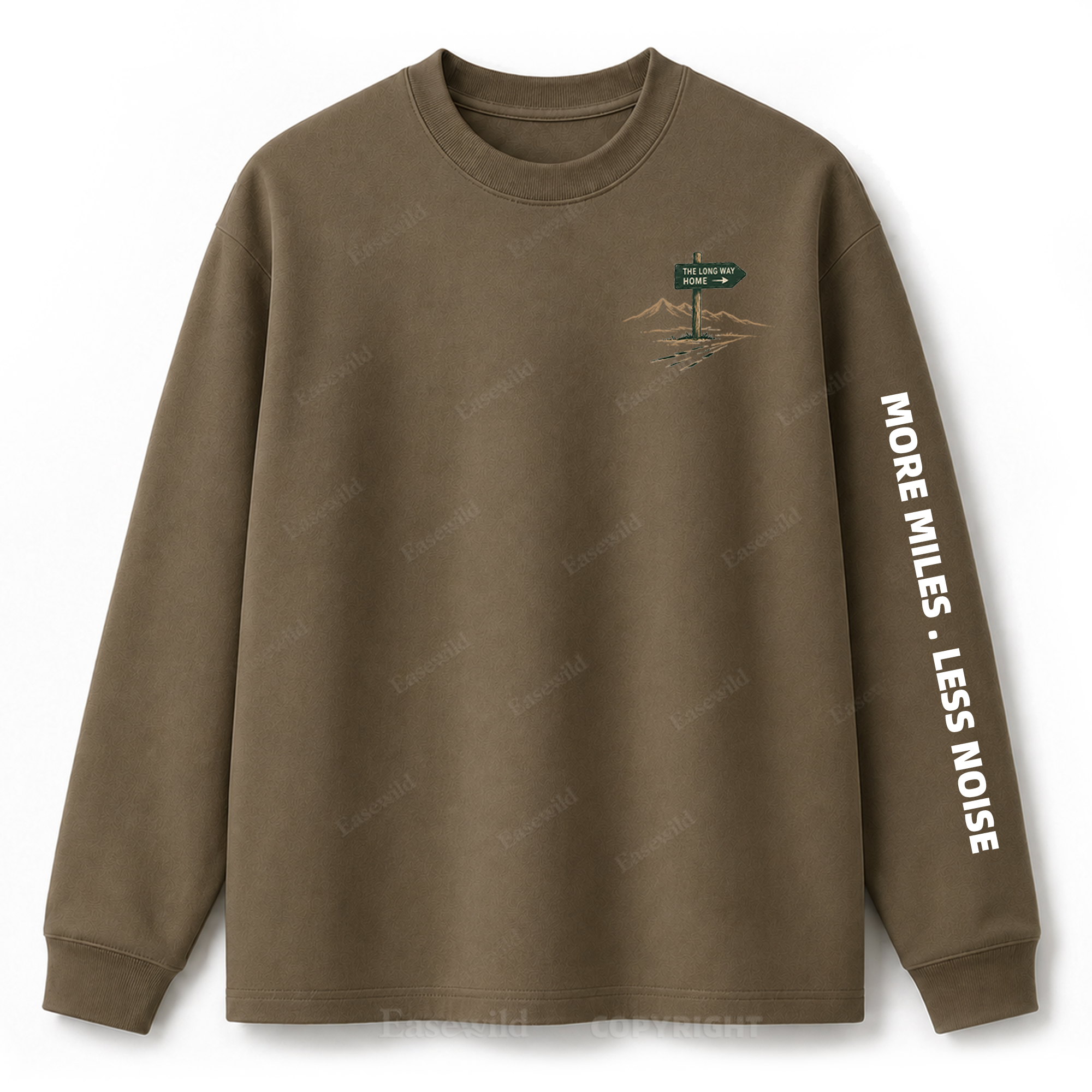 Take the Long Way Home Graphic Long Sleeve Tee