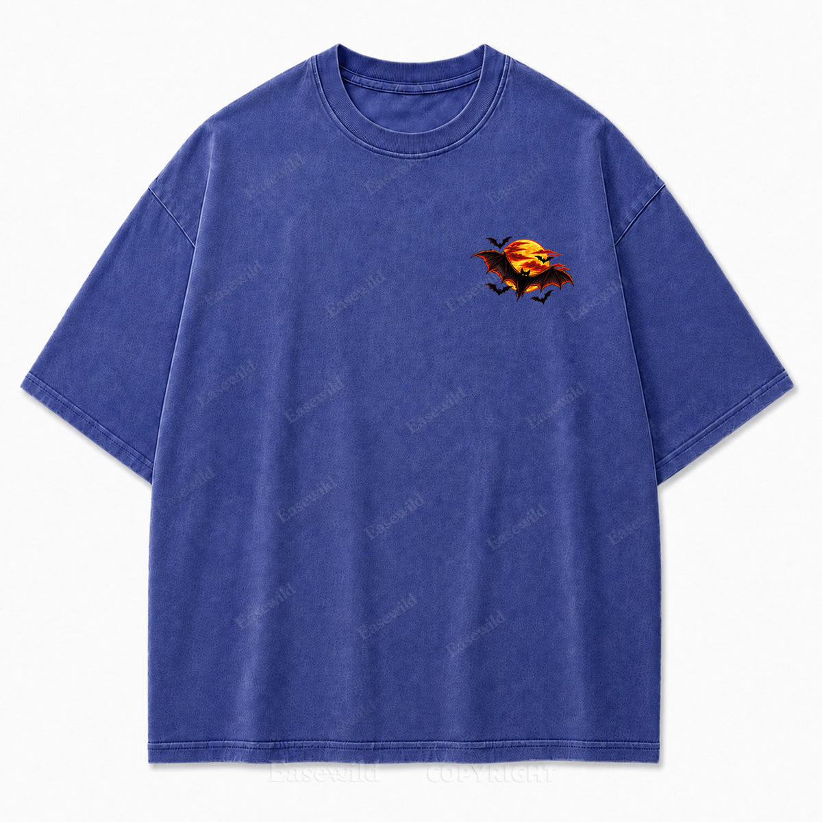 Haunted Nights Halloween Washed Graphic Tee