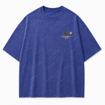 Lake Days Card Washed Graphic Tee