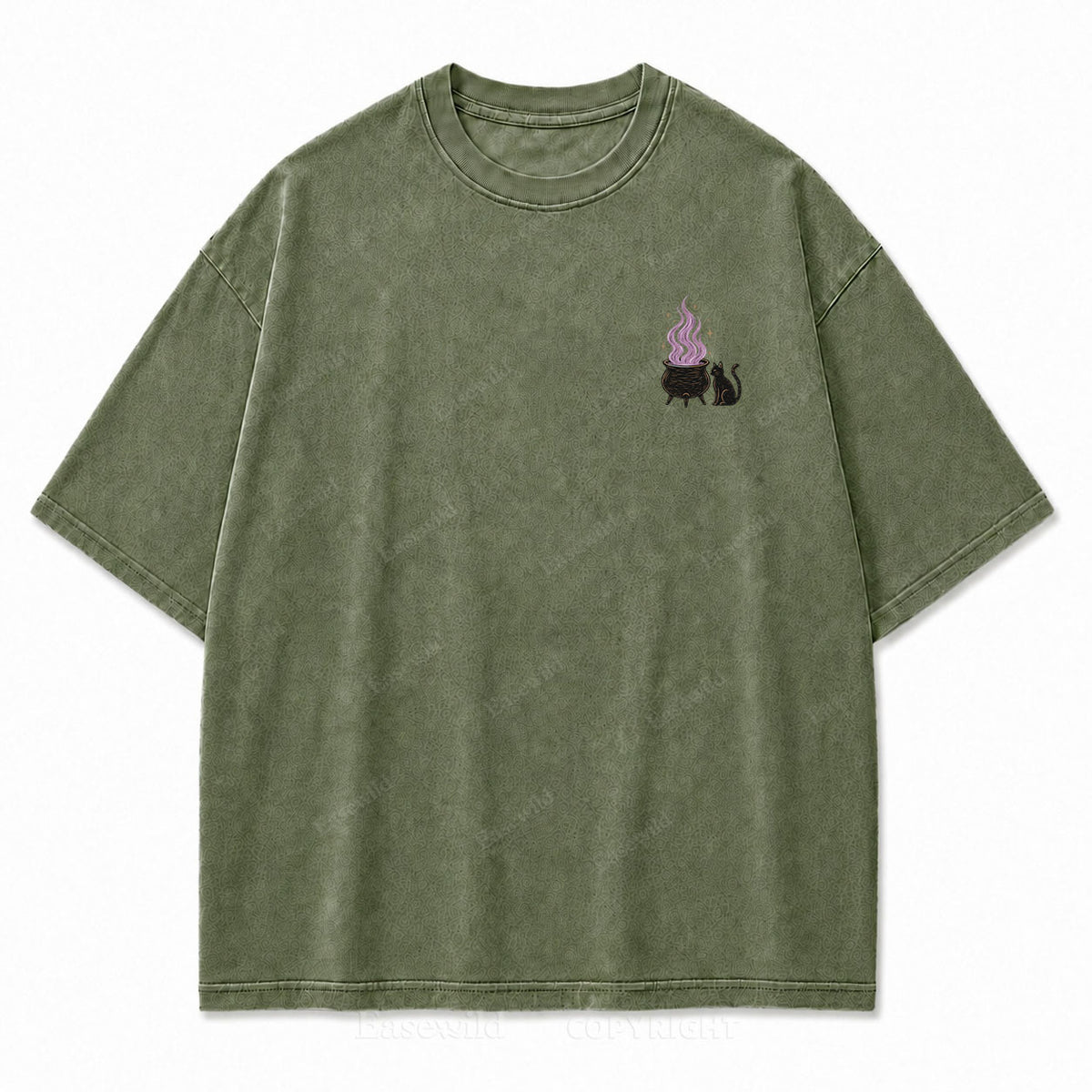 Girls Will Be Girls Halloween Washed Graphic Tee