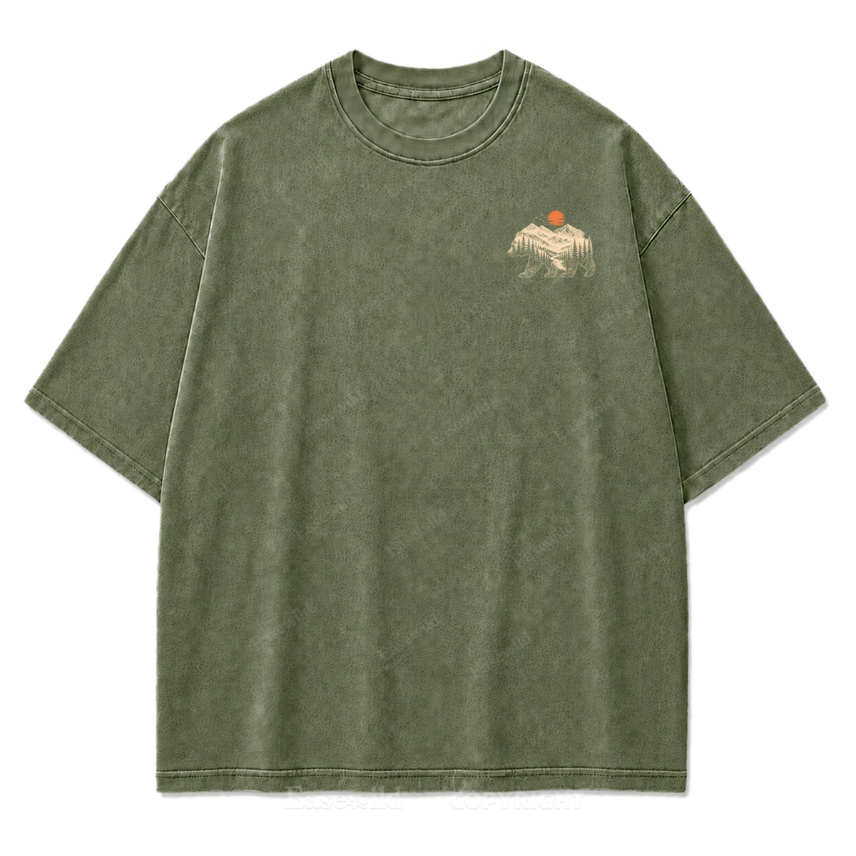Roam More Worry Less Washed Print Tee