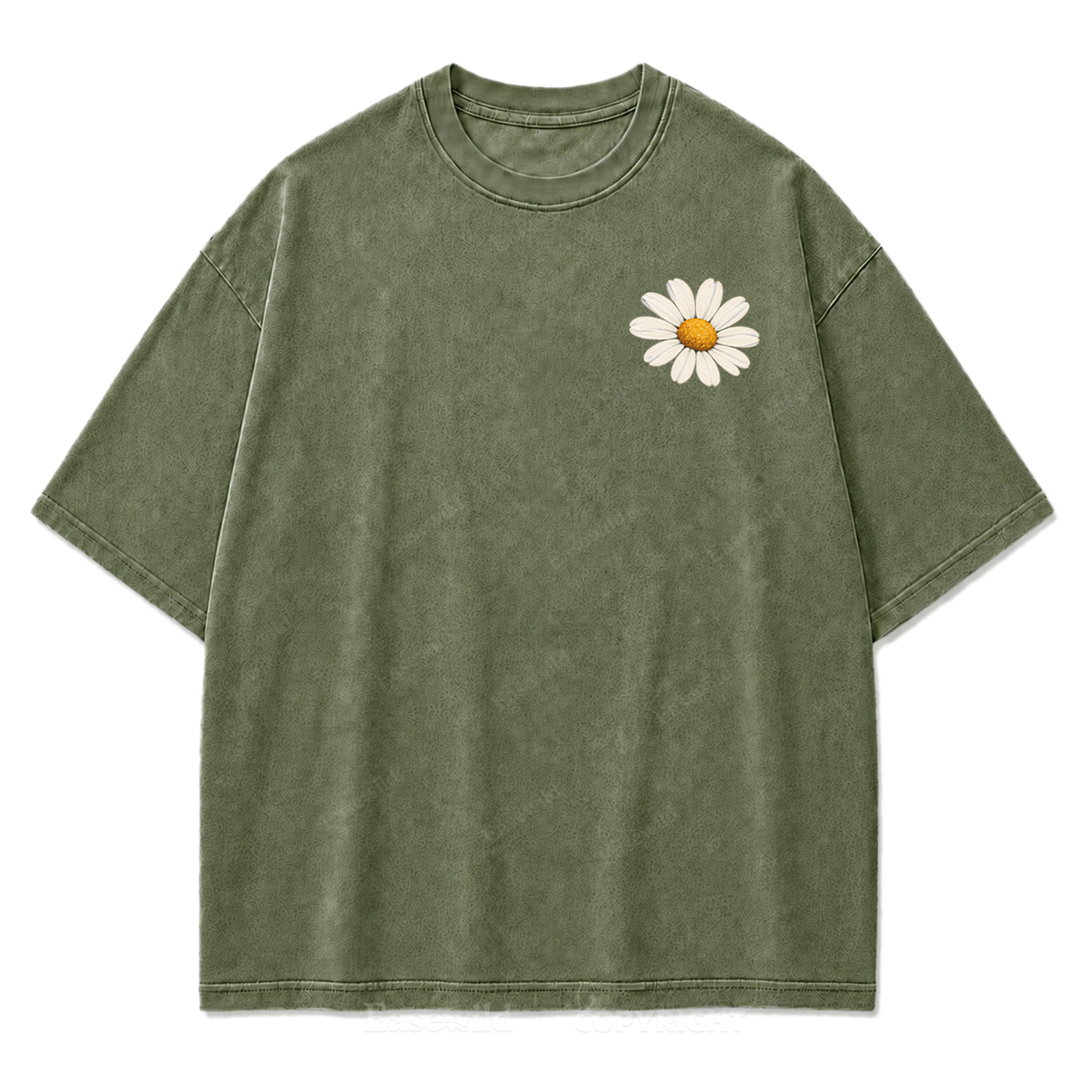 Always Take the Scenic Route Washed Print Tee