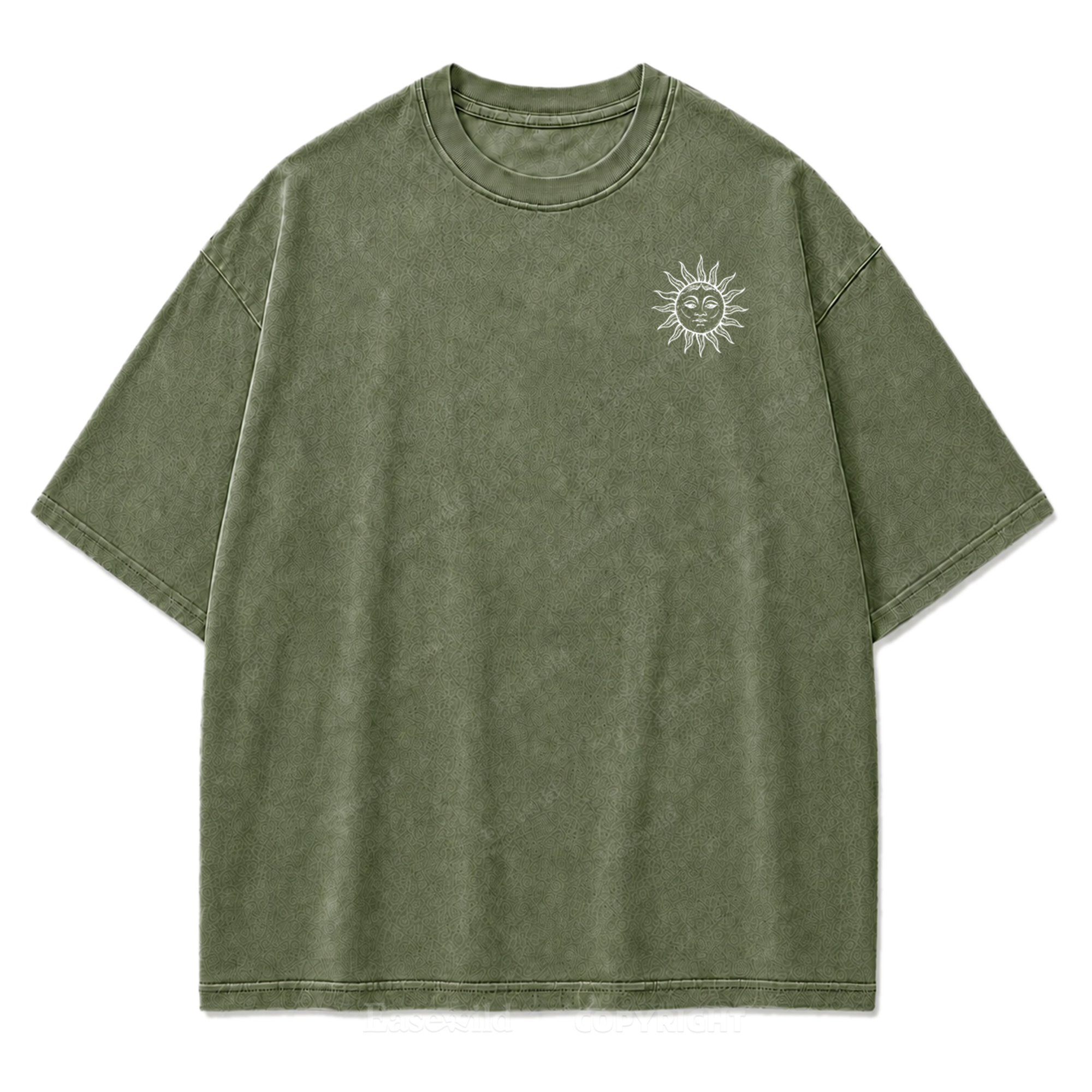 Spiritual Consciousness Sonne & Mond "Washed Print" T-Shirt